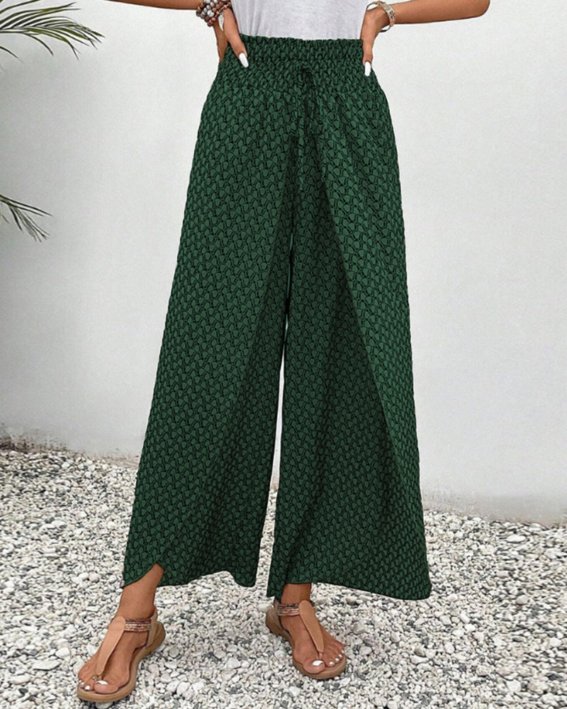 Sofia | High-waisted Flowy Pants