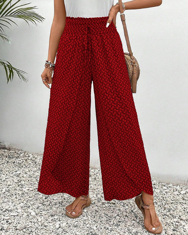 Sofia | High-waisted Flowy Pants