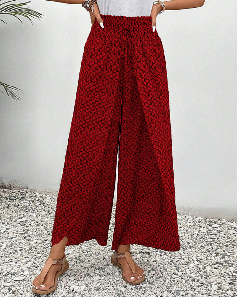Sofia | High-waisted Flowy Pants