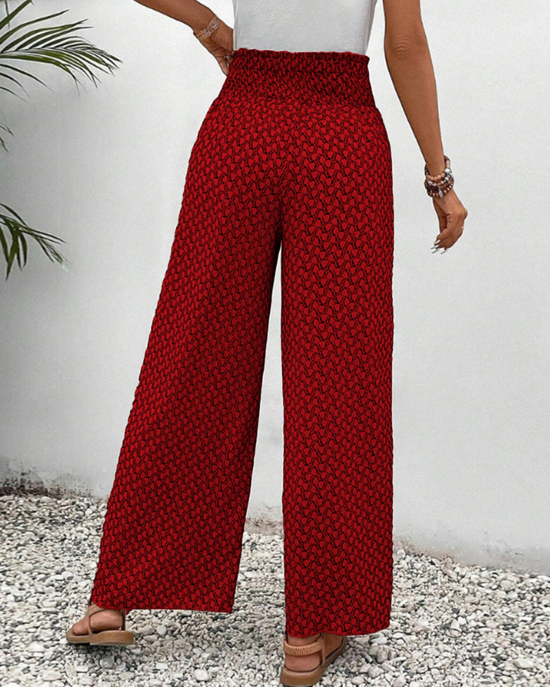 Sofia | High-waisted Flowy Pants