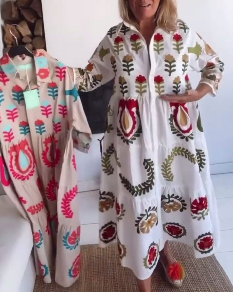 Alodia | Printed Floral Dress