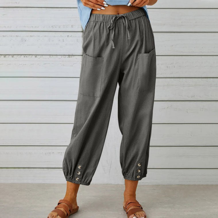 Dera | Cotton Linen Pants