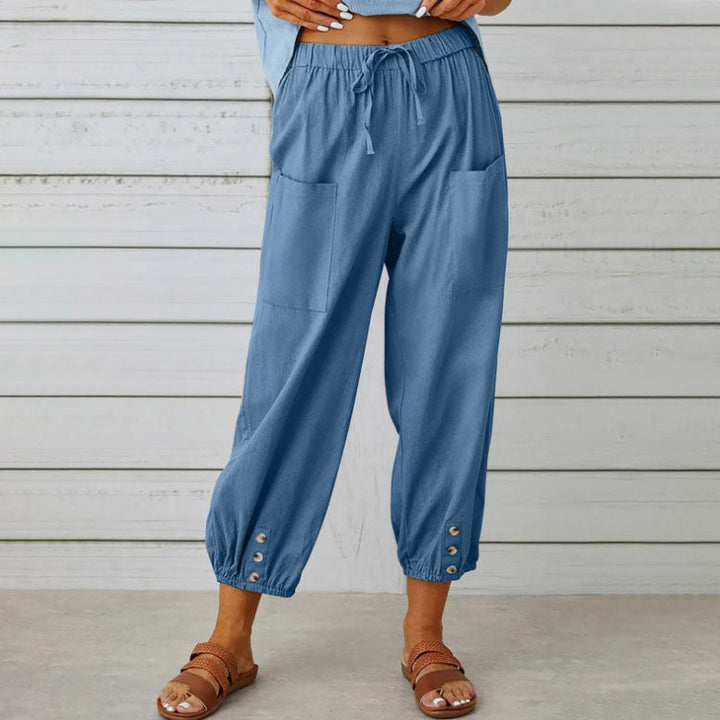 Dera | Cotton Linen Pants