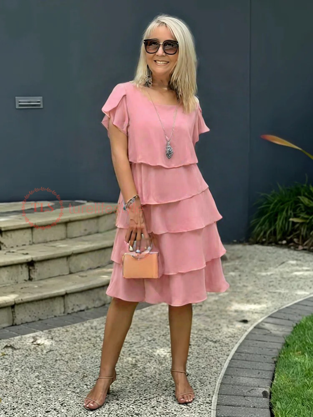 Maloi | Loose chiffon dress