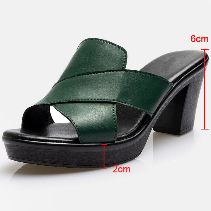 Ariane | Orthopedic Block Heel Slip-ons