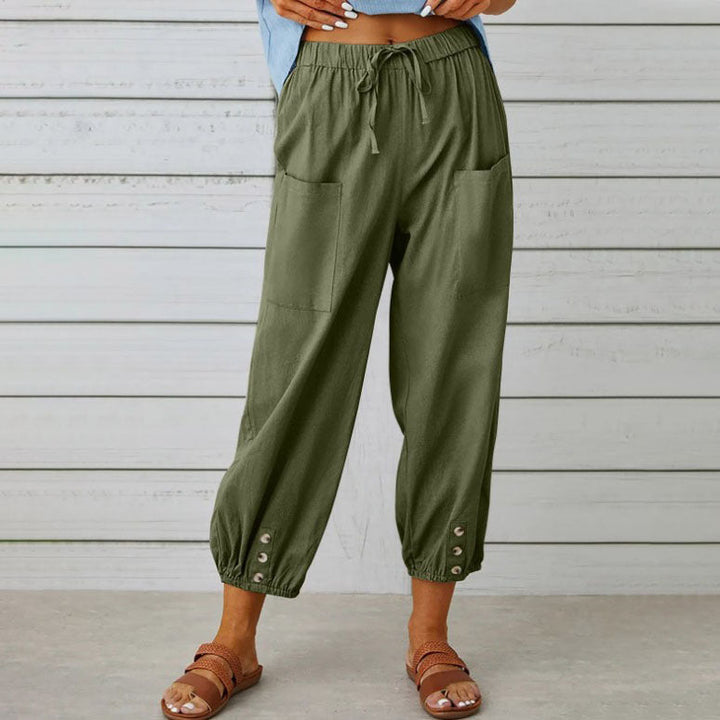 Dera | Cotton Linen Pants