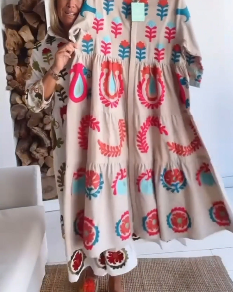 Alodia | Printed Floral Dress