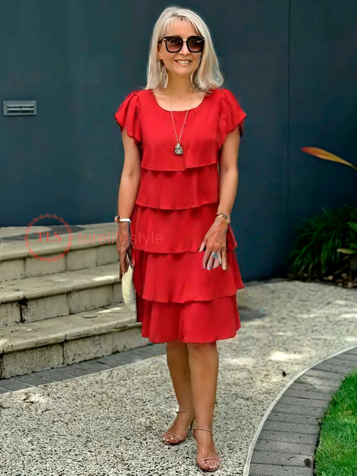 Maloi | Loose chiffon dress