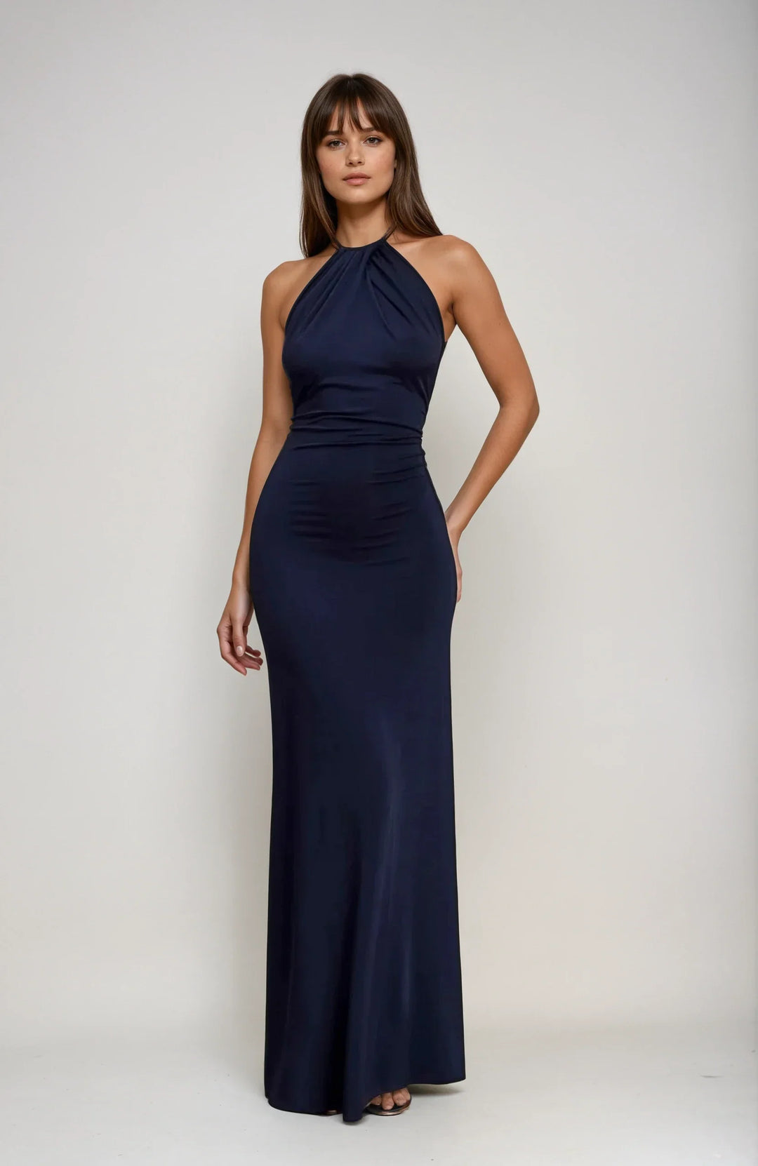 Elyna | Halter Neck Maxi Dress