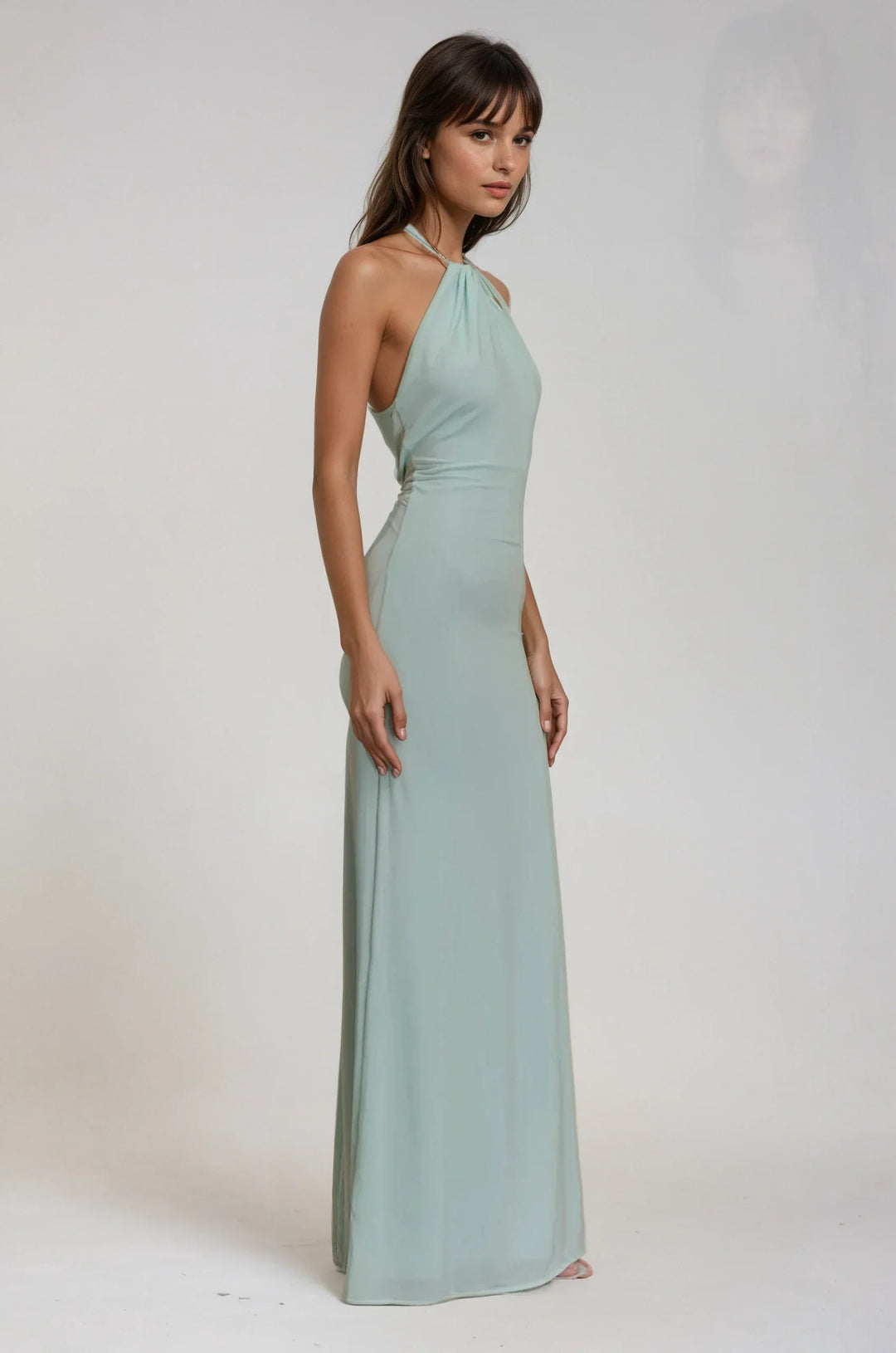 Elyna | Halter Neck Maxi Dress