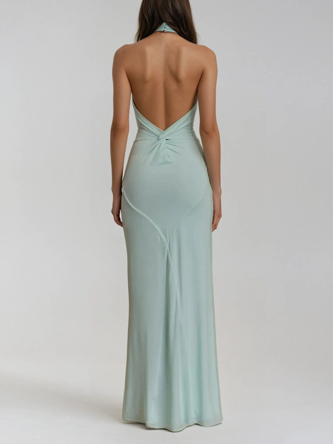 Elyna | Halter Neck Maxi Dress