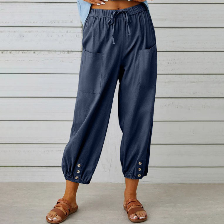 Dera | Cotton Linen Pants