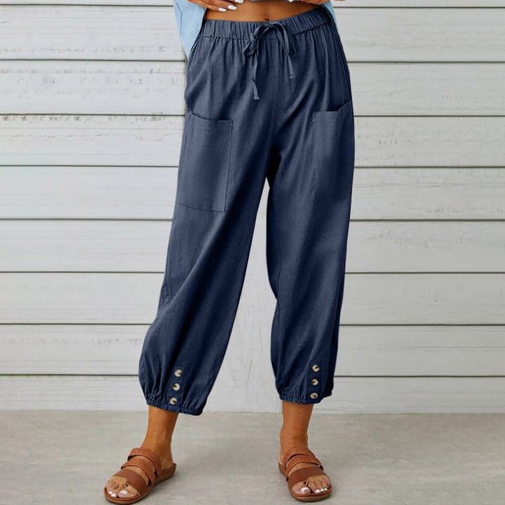 Dera | Cotton Linen Pants