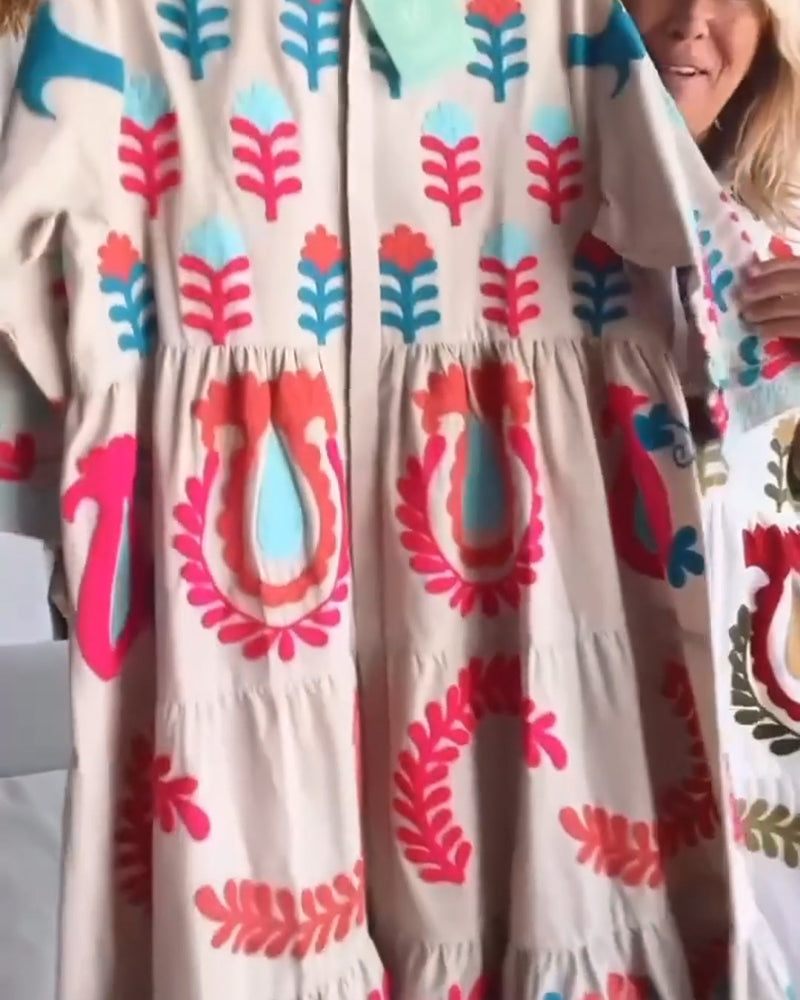 Alodia | Printed Floral Dress