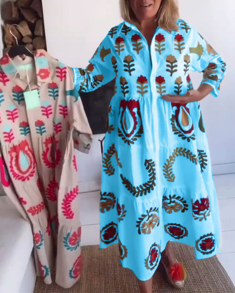 Alodia | Printed Floral Dress