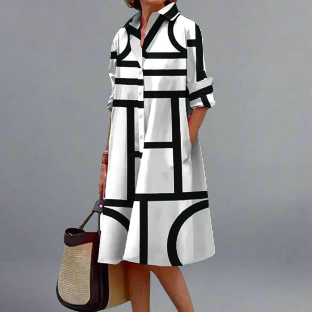 Brigitte™ | Robe Midi Luxe pour une Élégance Sans Effort