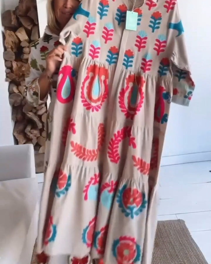 Alodia | Printed Floral Dress