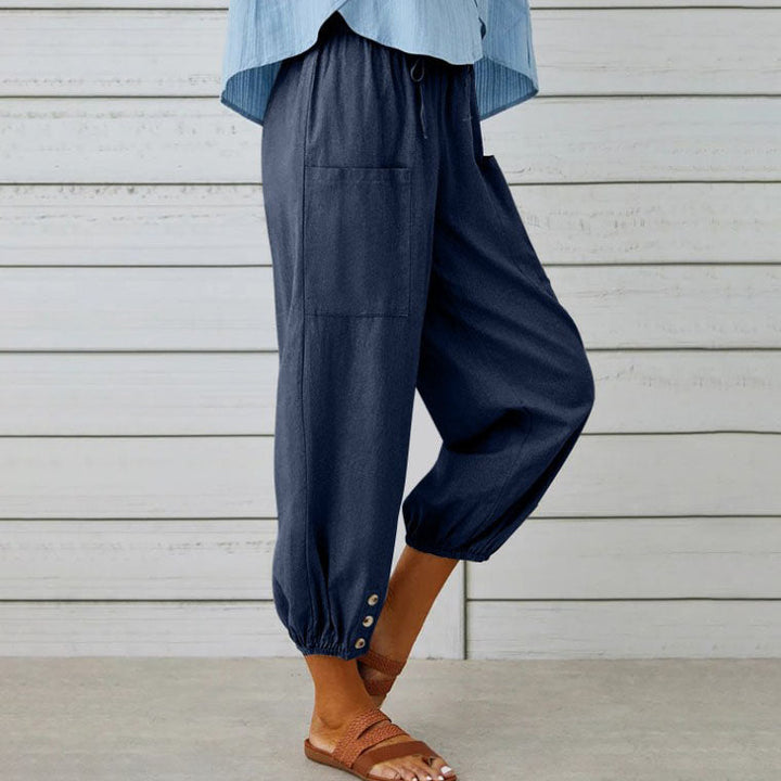 Dera | Cotton Linen Pants