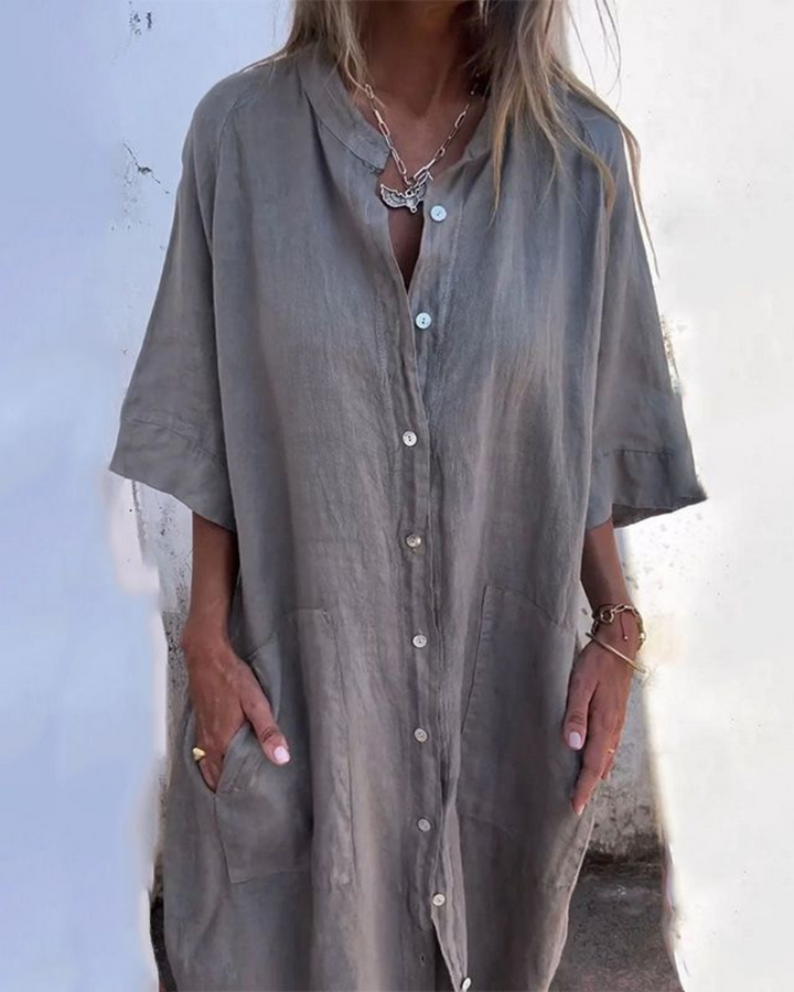 Cadie | Ibiza Style Shirt Dress