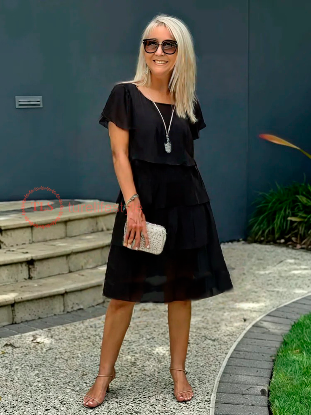 Maloi | Loose chiffon dress