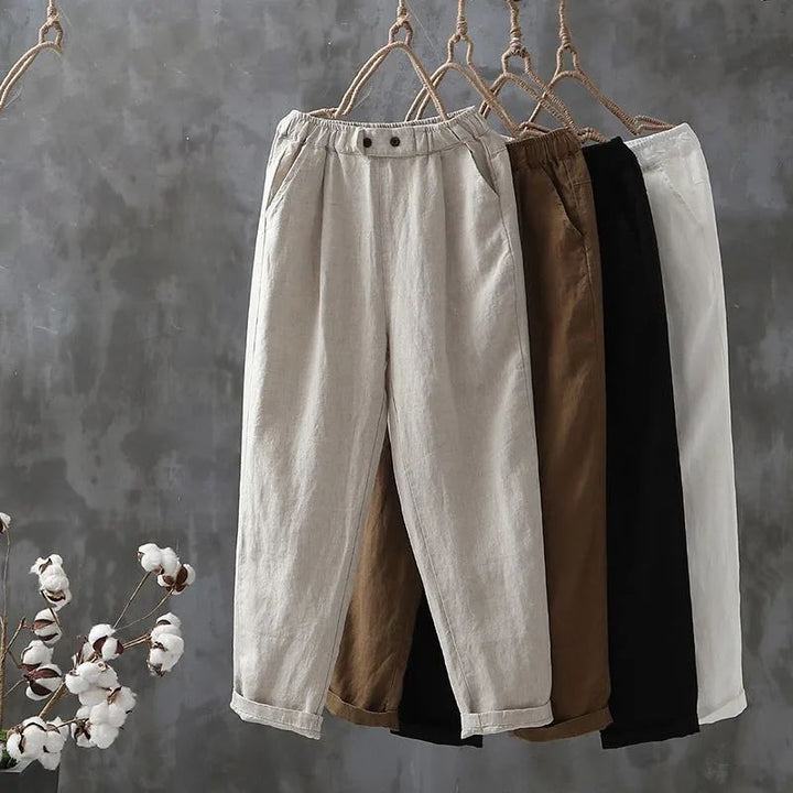 Judy | Comfortable Cotton and Linen Pants