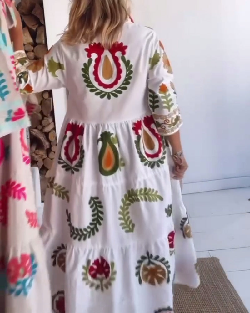 Alodia | Printed Floral Dress