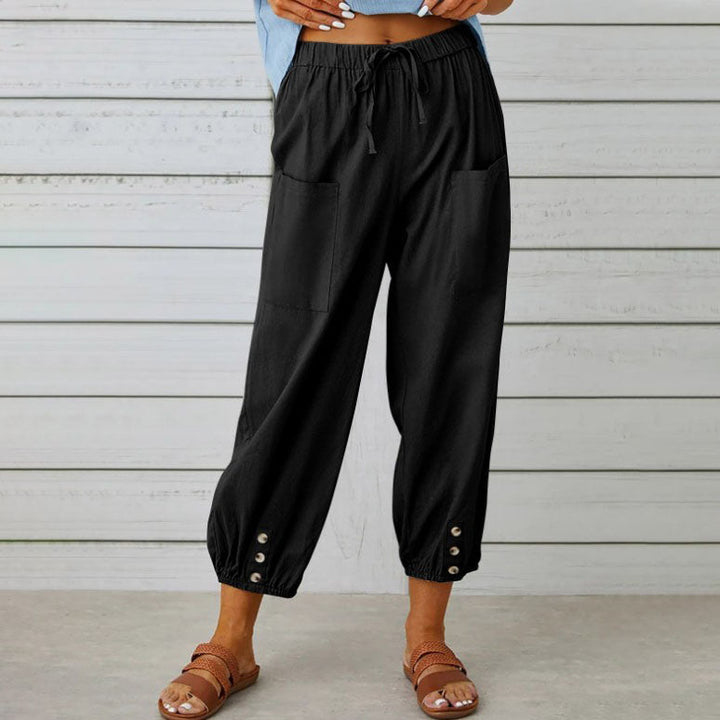 Dera | Cotton Linen Pants