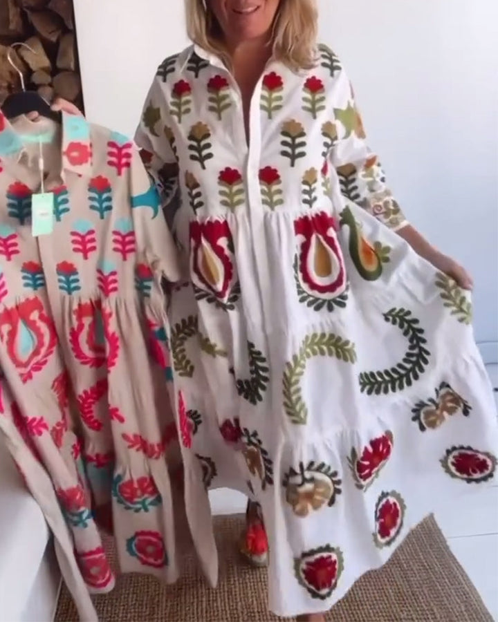 Alodia | Printed Floral Dress