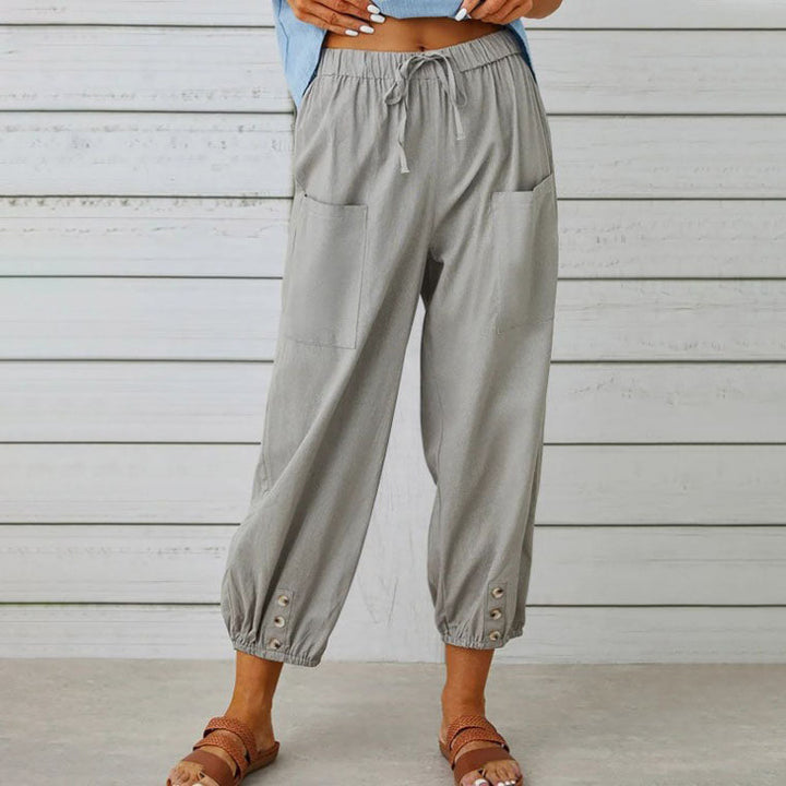 Dera | Cotton Linen Pants