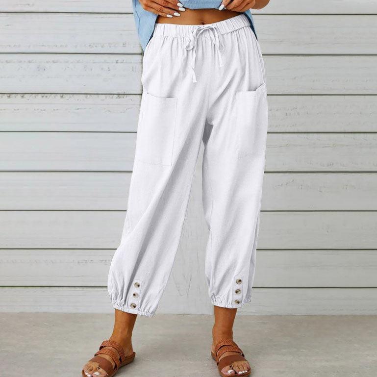 Dera | Cotton Linen Pants