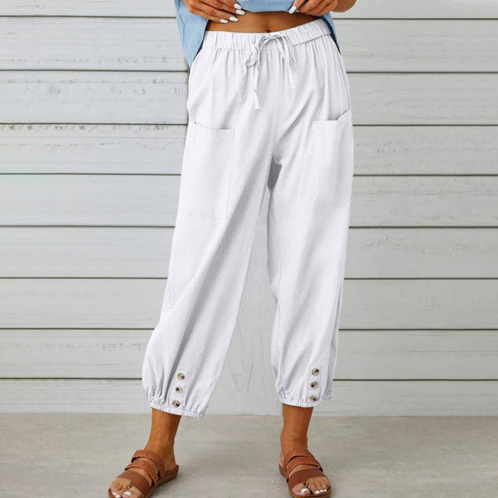 Dera | Cotton Linen Pants