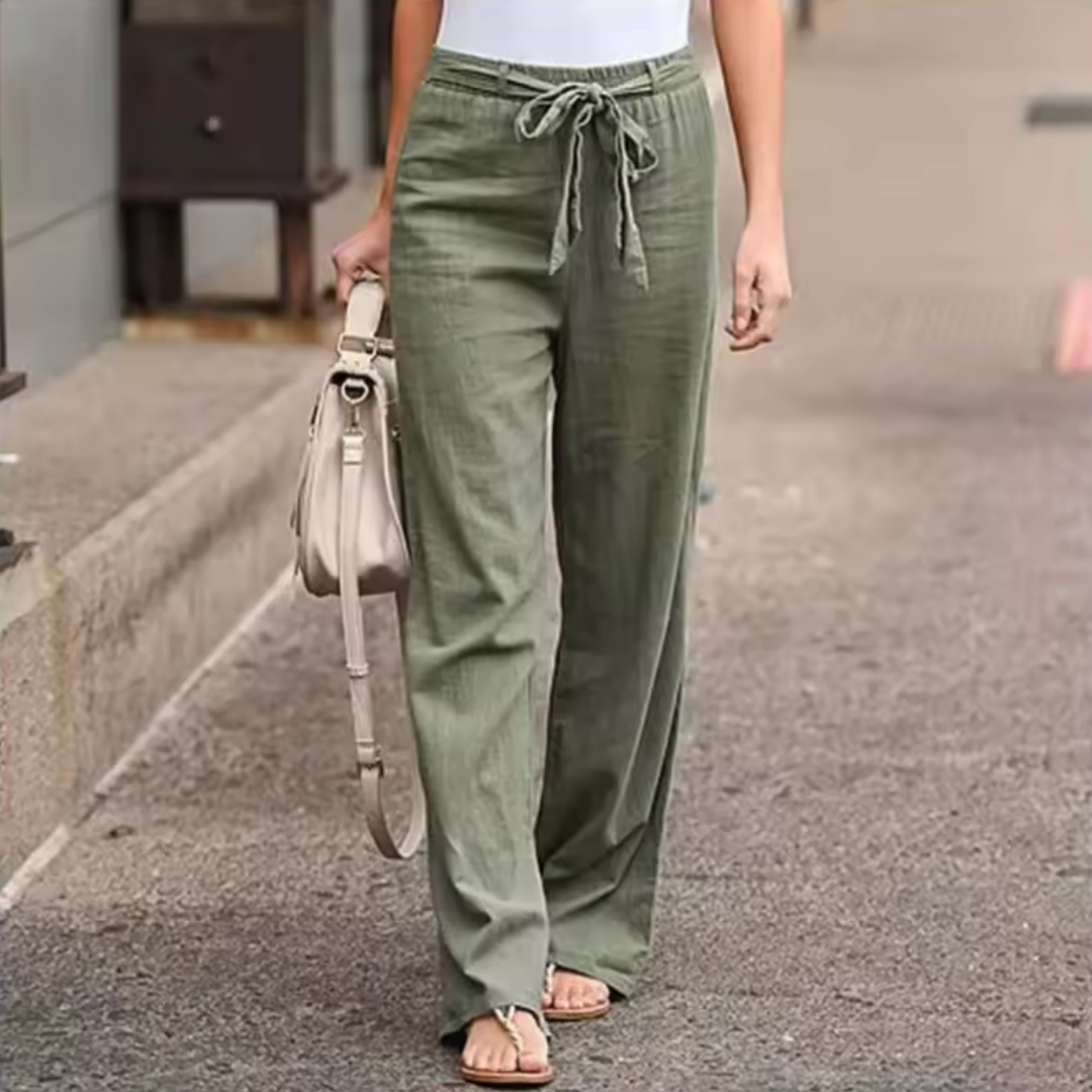 Annabel |  Cotton and Linen Pants