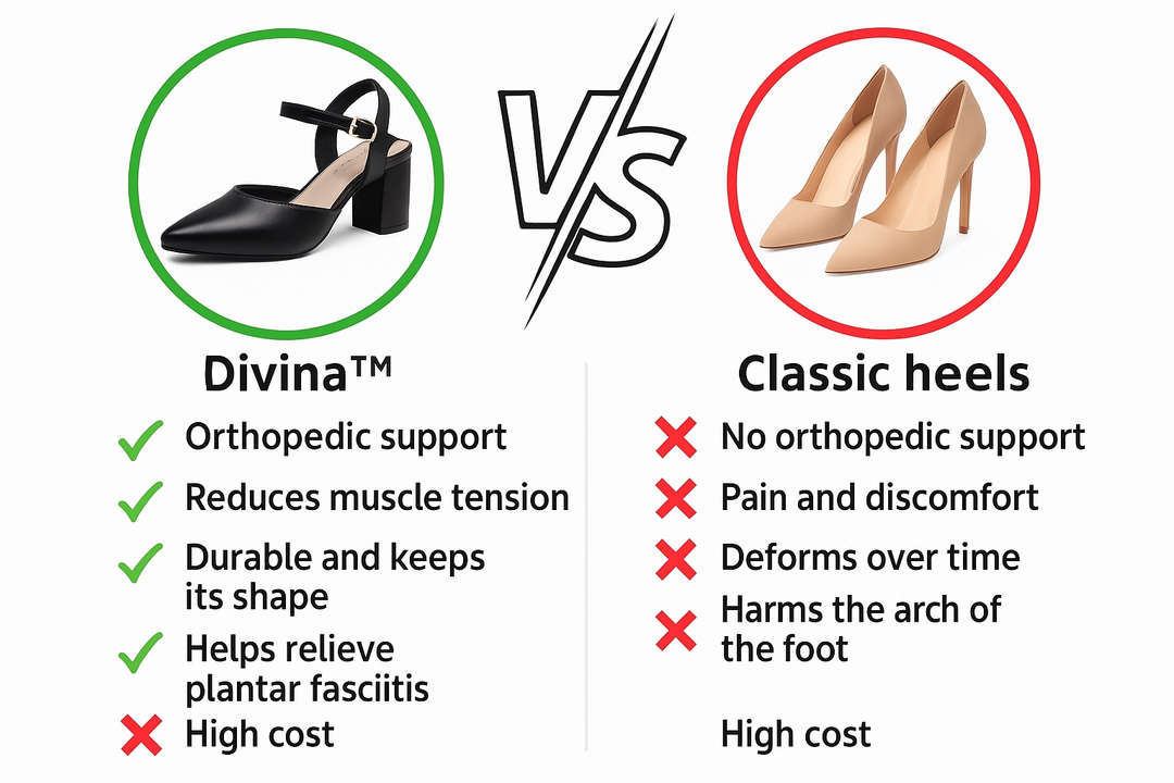 Divina | Women's Orthopedic Comfort Heels