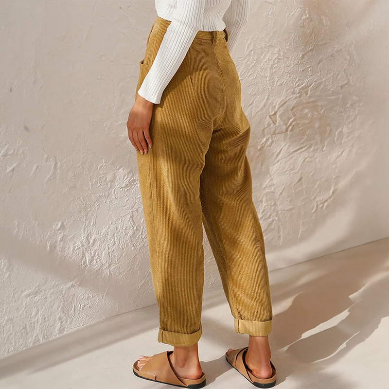 Elize | Casual Corduroy Pants
