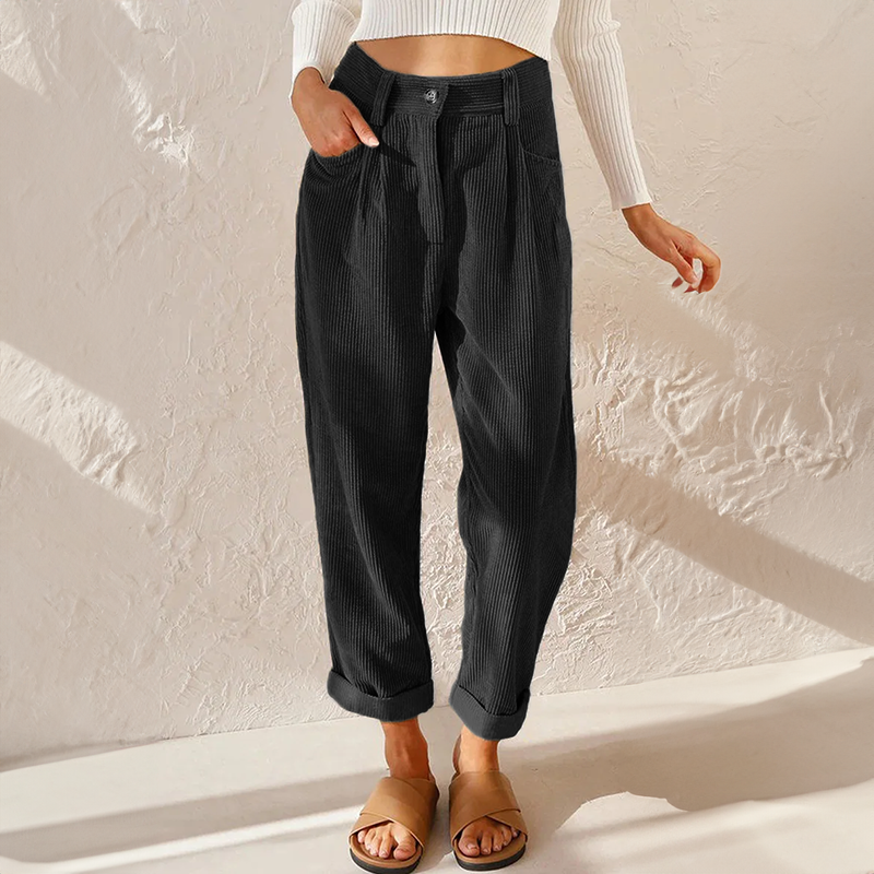 Elize | Casual Corduroy Pants