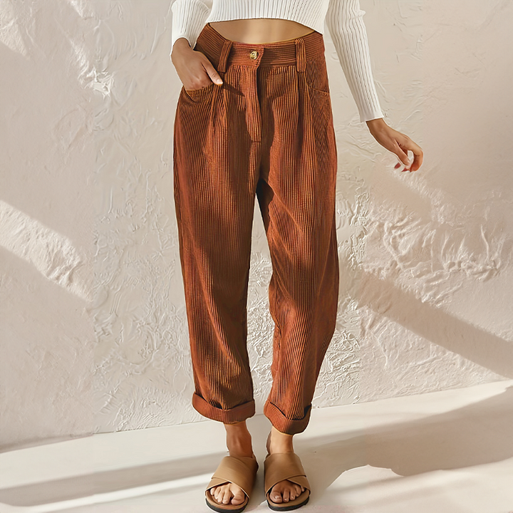 Elize | Casual Corduroy Pants