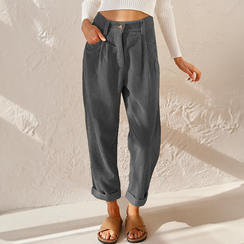Elize | Casual Corduroy Pants