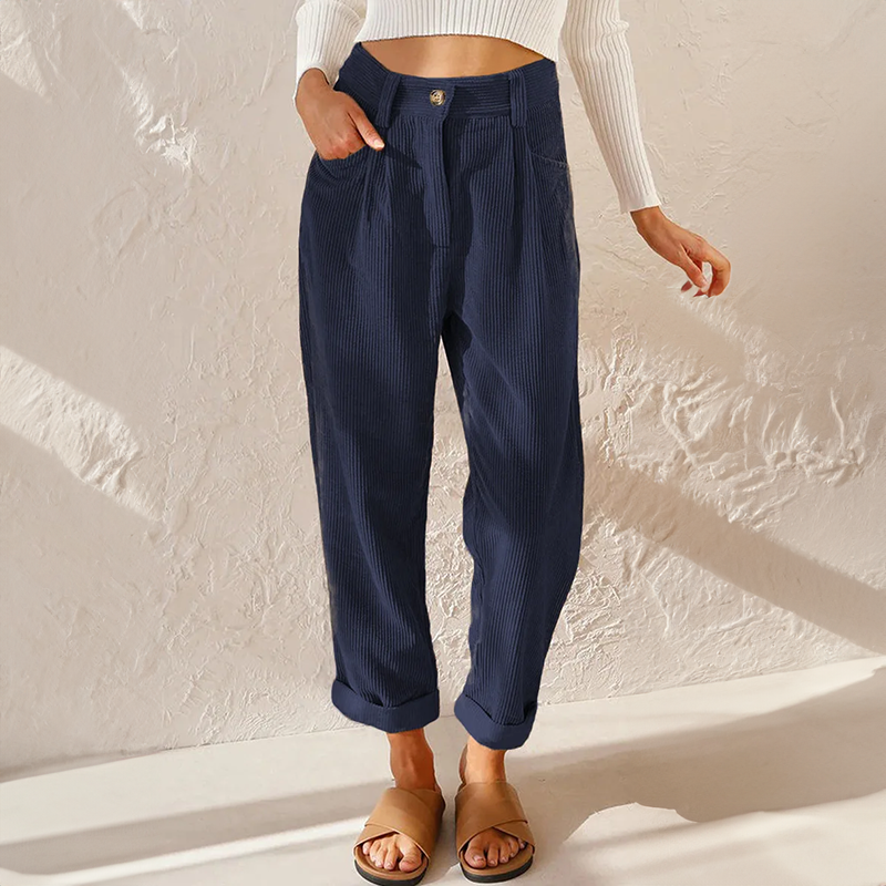 Elize | Casual Corduroy Pants