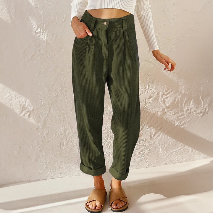 Elize | Casual Corduroy Pants