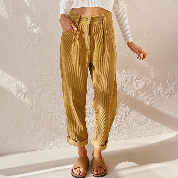 Elize | Casual Corduroy Pants
