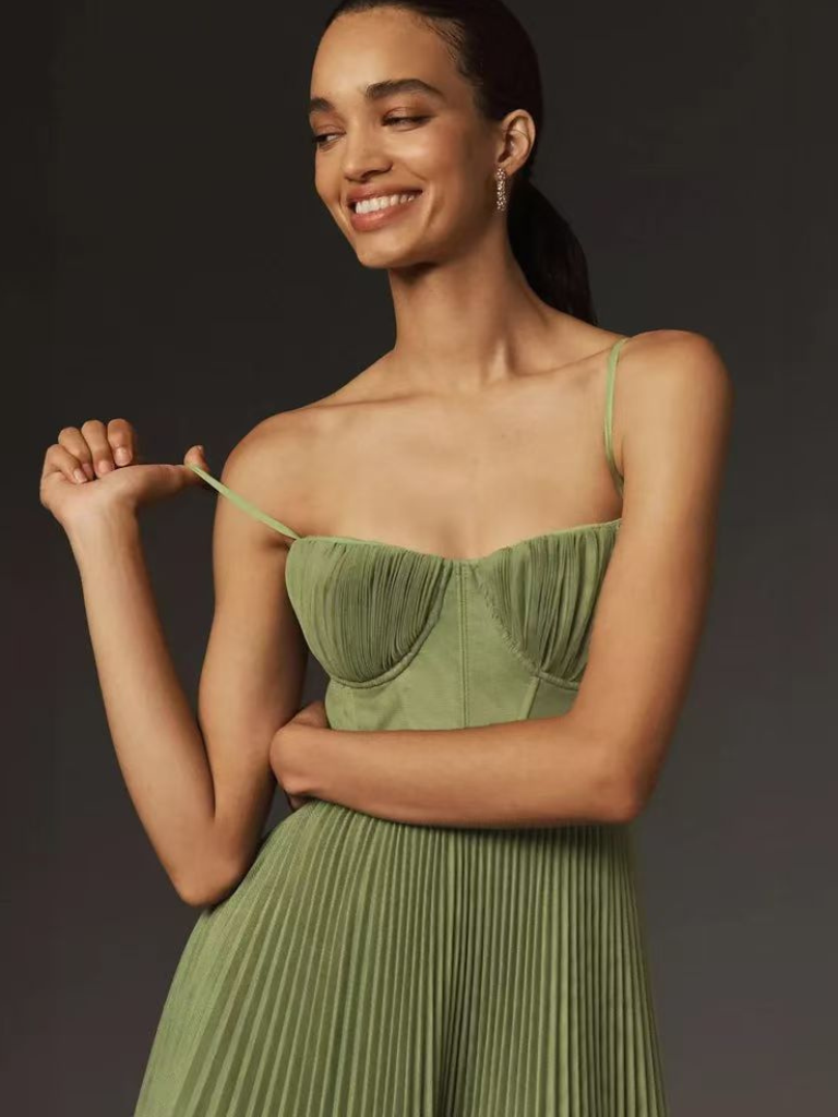 Claire | Élégante Robe Verte