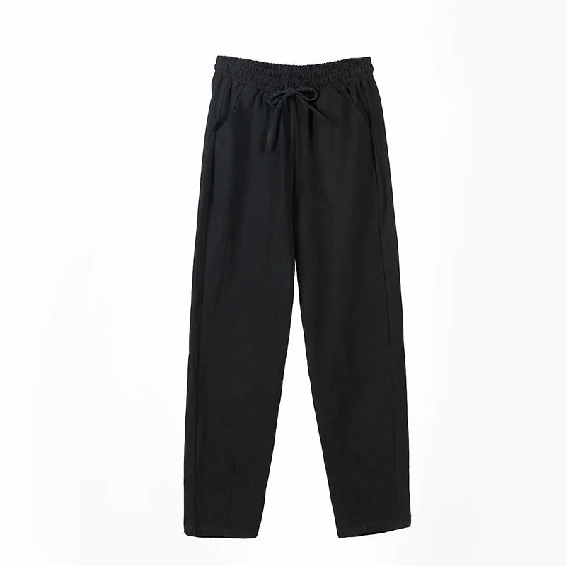 Janine | All Season Elastic waist Casual Trousers