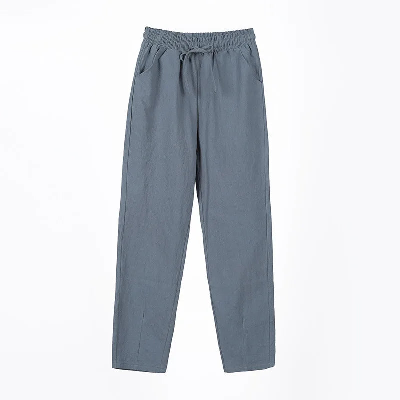 Janine | All Season Elastic waist Casual Trousers