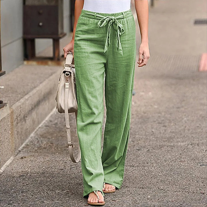Ethel | Soft Drawstring Linen Pants
