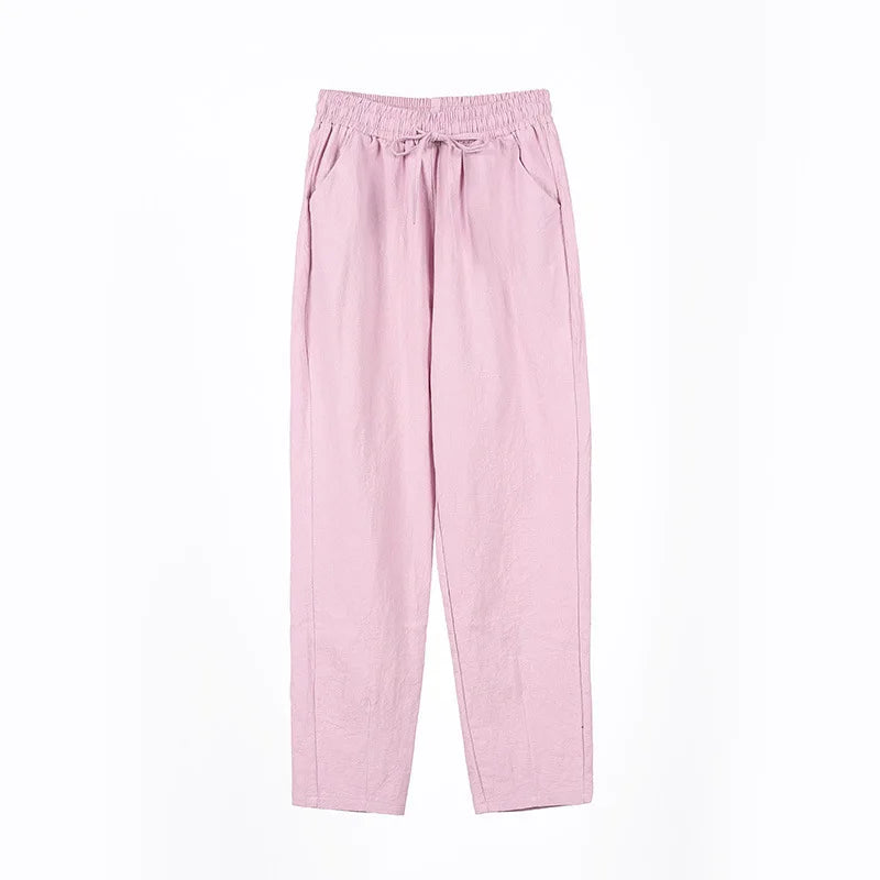 Janine | All Season Elastic waist Casual Trousers