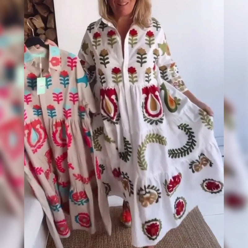 Alodia | Printed Floral Dress