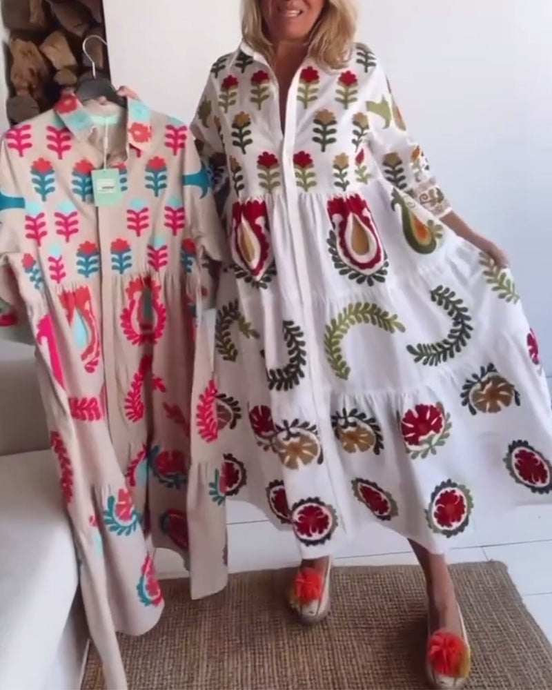 Alodia | Printed Floral Dress