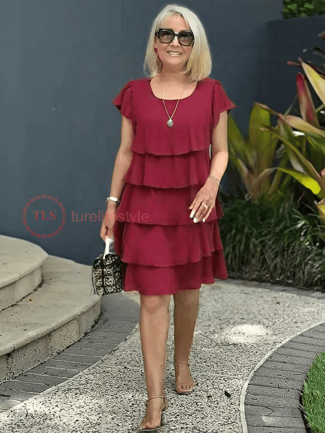 Maloi | Loose chiffon dress