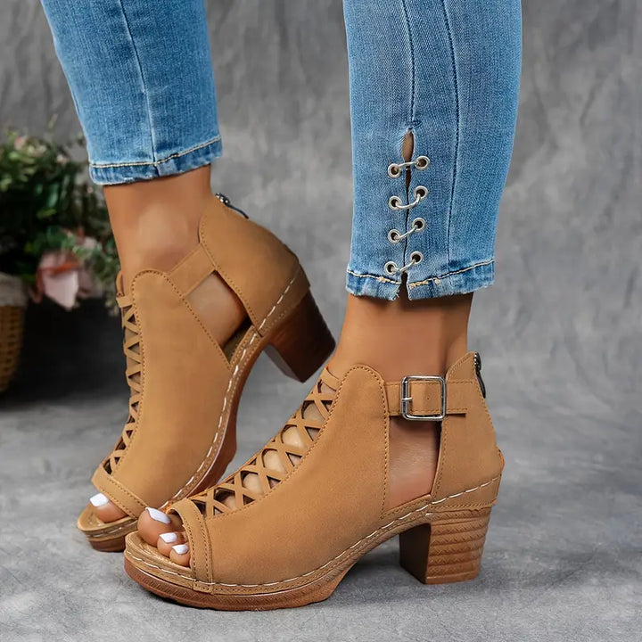 Caril | Orthopedic Stylish High Heel Sandal