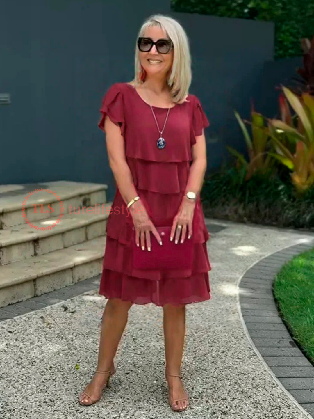 Maloi | Loose chiffon dress